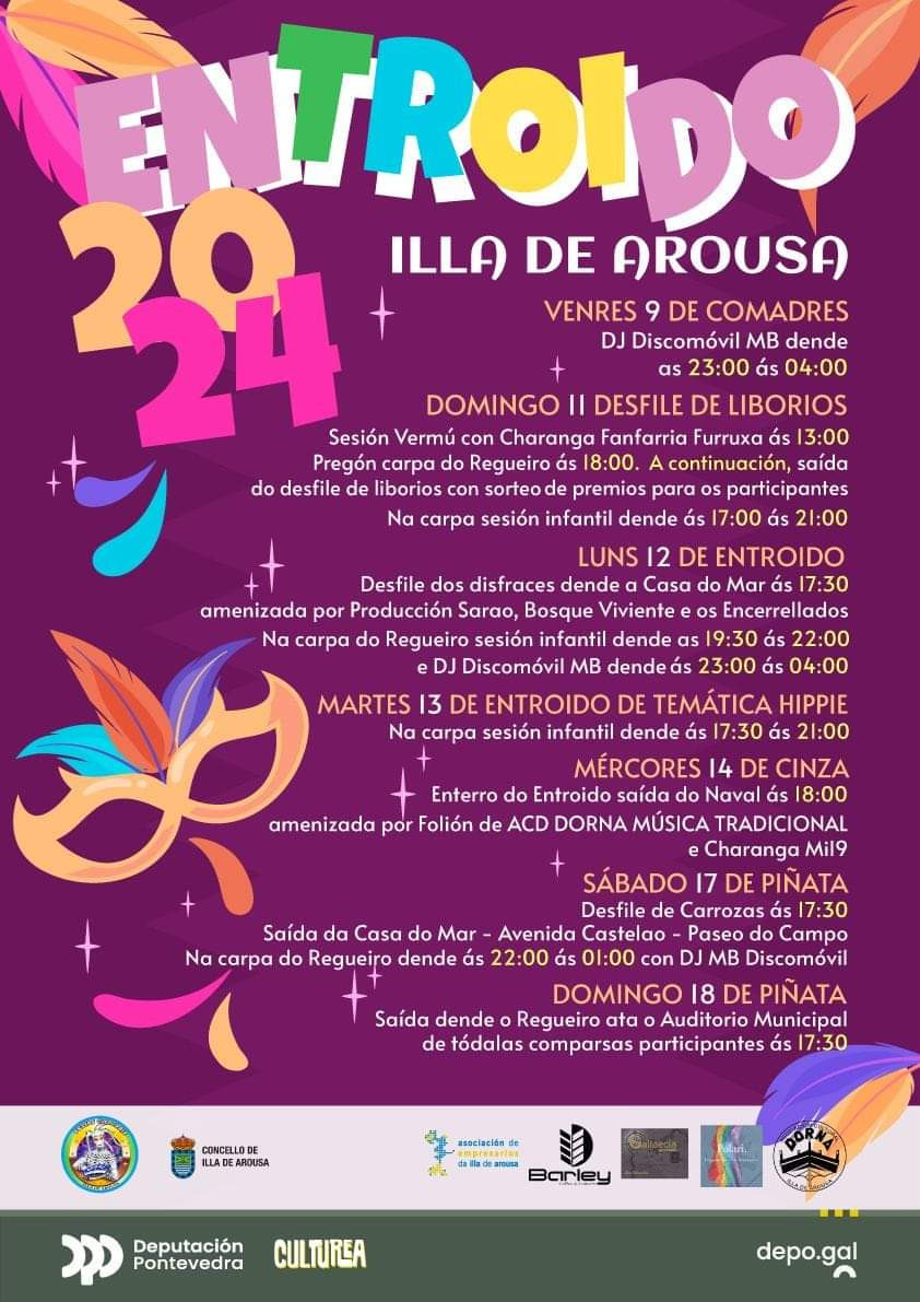 PROGRAMA CARNAVAL A ILLA DE AROUSA 2024