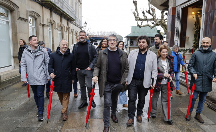 Patxi López pide en Vilagarcía el voto para Besteiro para “una política útil para Galicia”