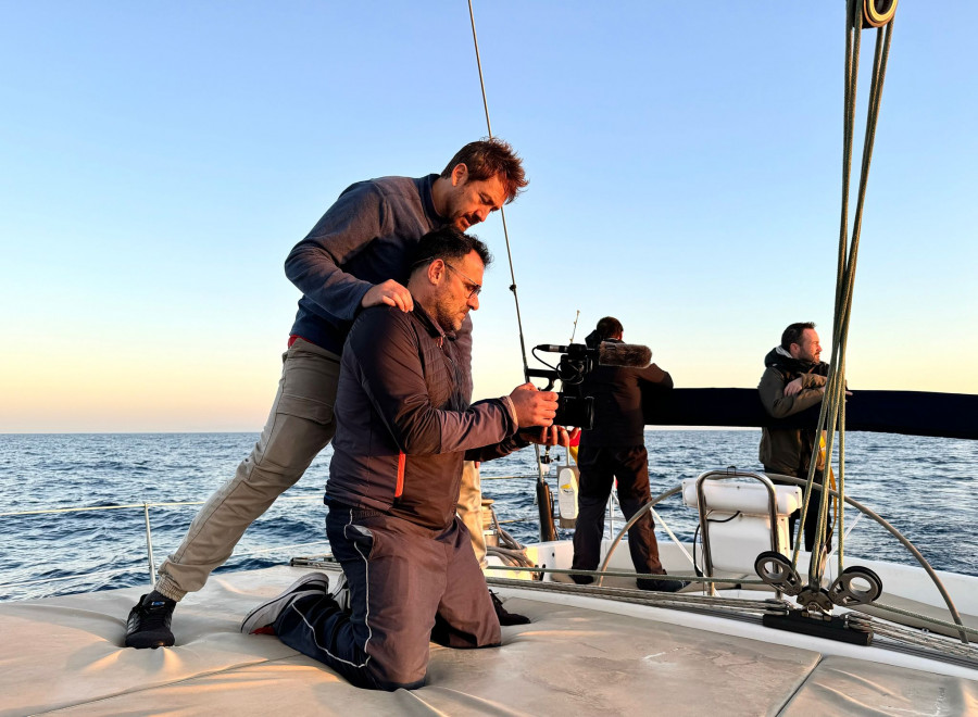 Experiencia apasionante para Lesmes Iglesias en la convivencia de "navegantes del alma" por el Atlántico