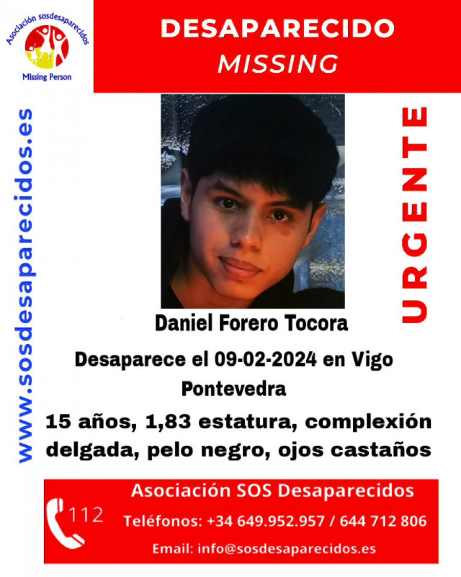 Localizado el menor de 15 años desaparecido en Vigo desde el viernes