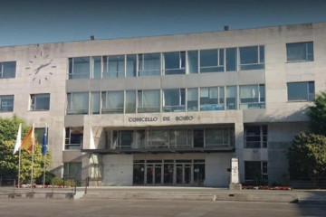 Fachada del Concello de Boiro