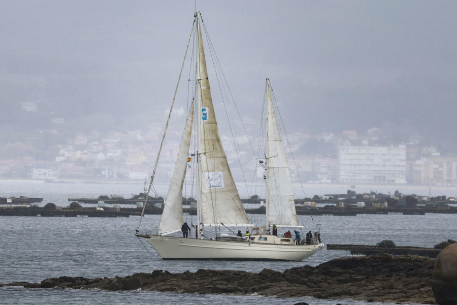 El mal tiempo obliga a posponer el inicio de la proeza náutica de La Peregrina y su tripulación