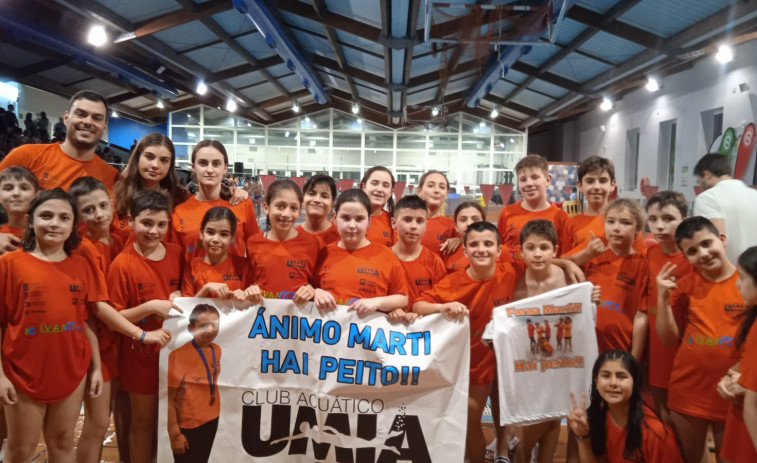 El Acuático Umia se proclama campeón en alevín por segundo año consecutivo