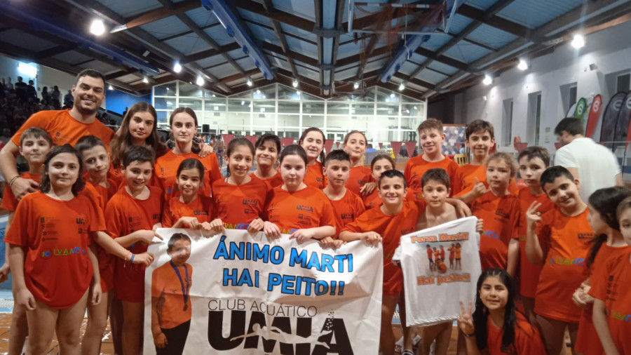 El Acuático Umia se proclama campeón en alevín por segundo año consecutivo