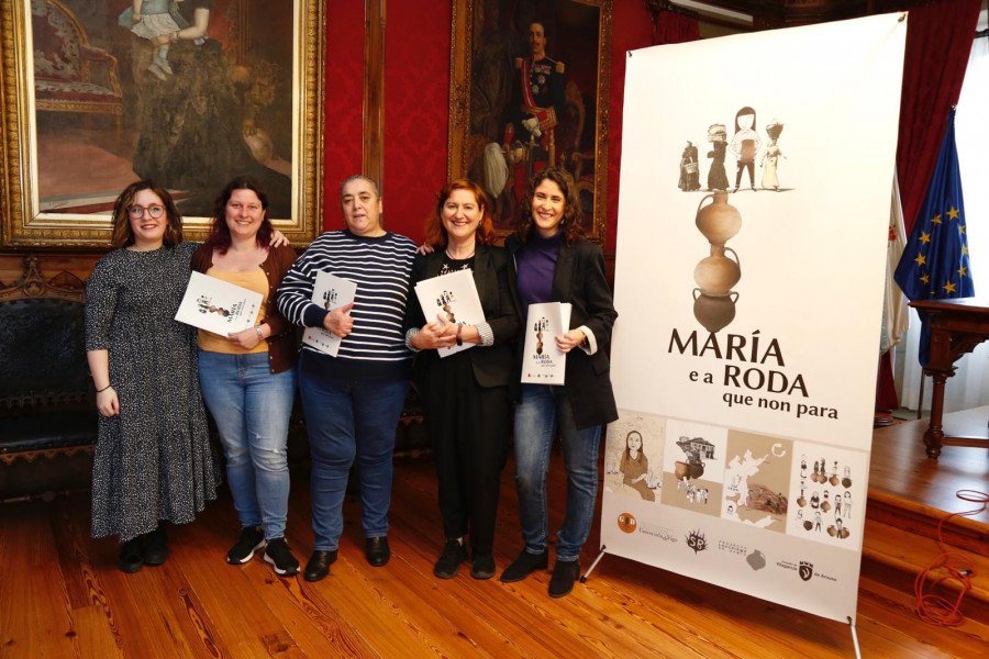 La memoria louceira de Bamio llega a las escuelas con "María e a Roda"