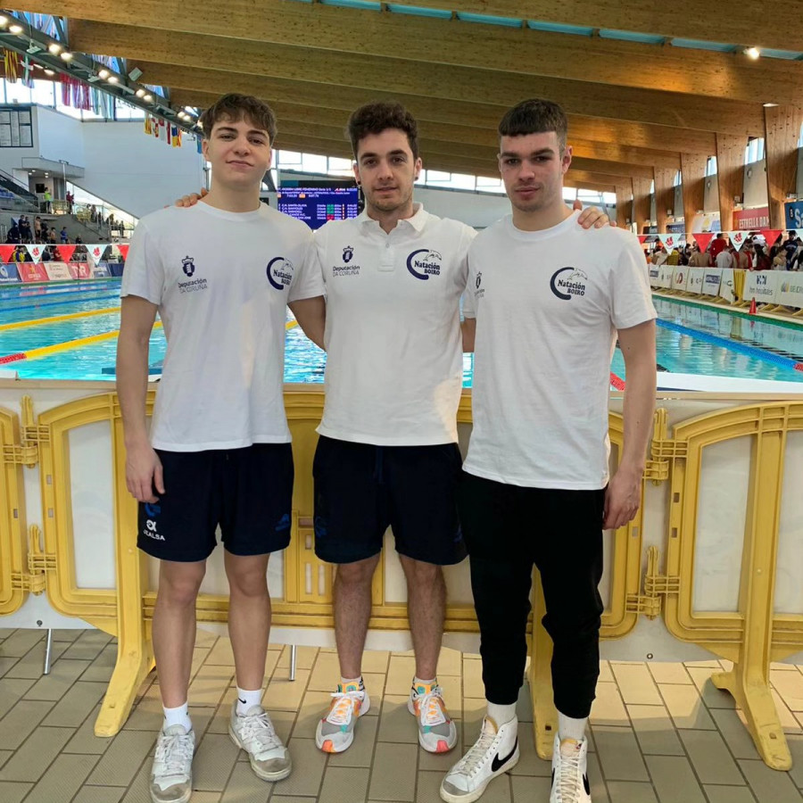 Manuel Pérez, del Club Natación Boiro, logra el bronce en el Campeonato Nacional