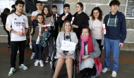 El colegio Salesianos de Cambados dona 300 euros para investigación a la fundación GaliciAME
