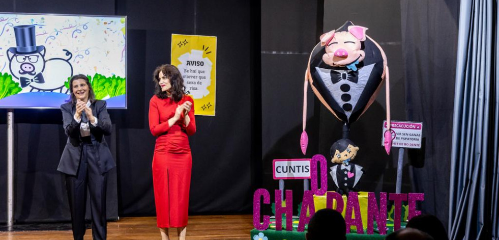 Humor y mucha emoción en la Gala do Chapante con la que Cuntis inició la Festa do Lacón con Grelos