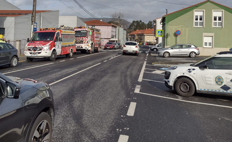 Una persona resulta herida en un accidente de tráfico registrado a la altura del centro de salud de Boiro