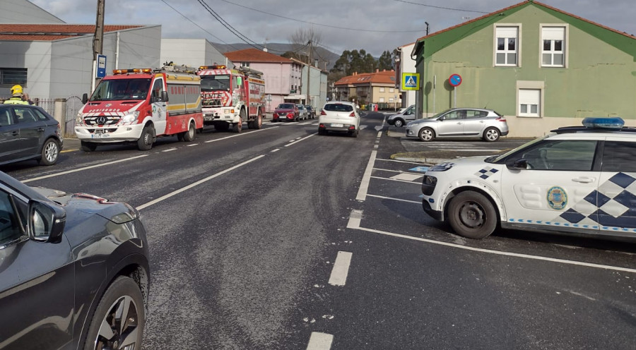 Una persona resulta herida en un accidente de tráfico registrado a la altura del centro de salud de Boiro