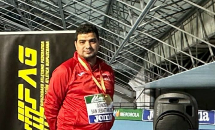 Juan Carlos Rojo, del Atletismo Cuntis, bronce en el Campeonato de España