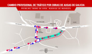 Rodrigo de Mendoza pasará a tener sentido único a partir del lunes debido a las obras de saneamiento