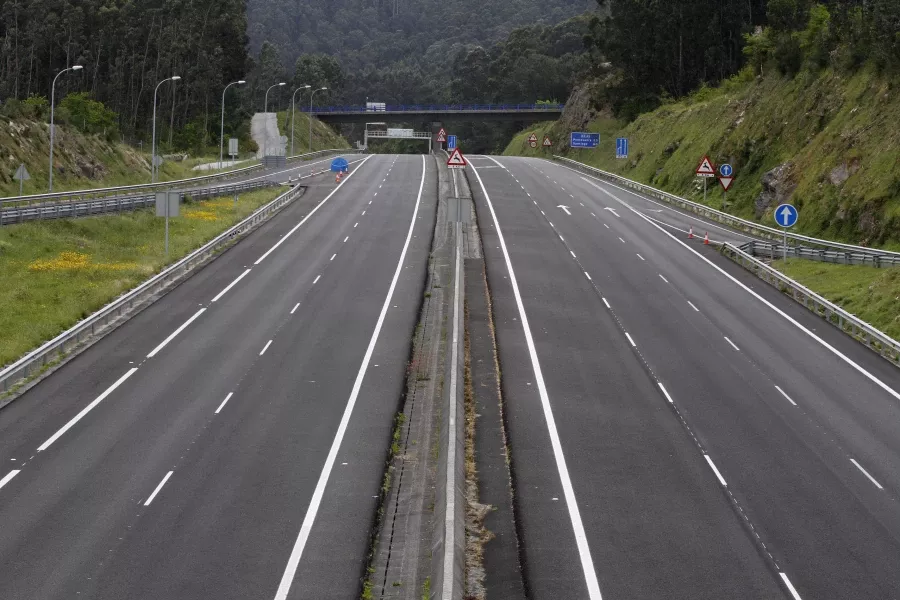 Alertan de un conductor que circulaba en sentido contrario por la Autovía do Barbanza