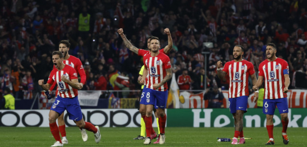 El Atlético de Madrid avanza a cuartos de la Champions tras eliminar al Inter (2-1)