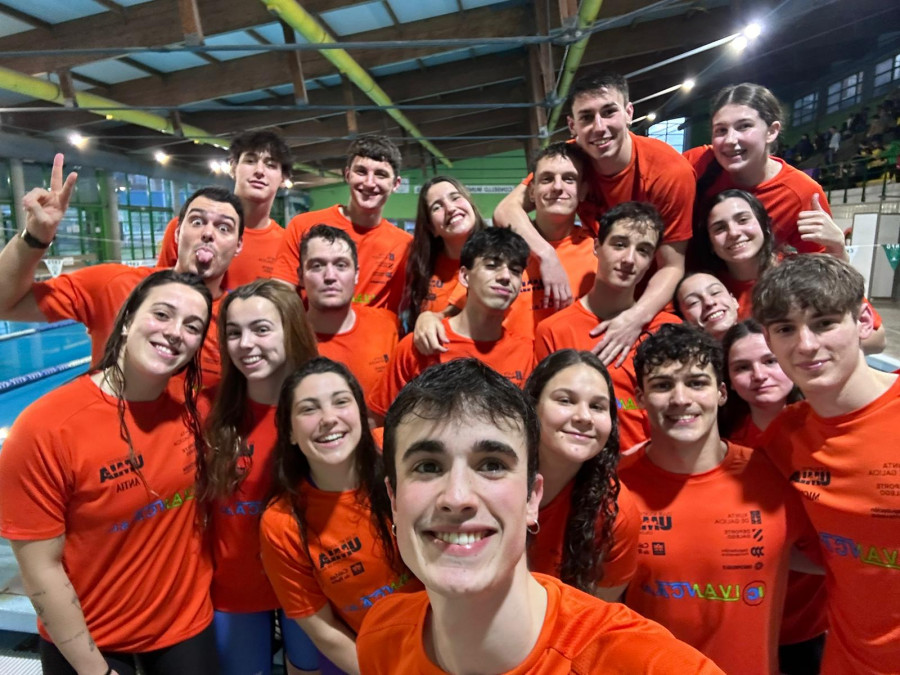 El Acuático Umia revalida el título de campeón de la Liga Gallega Absoluta