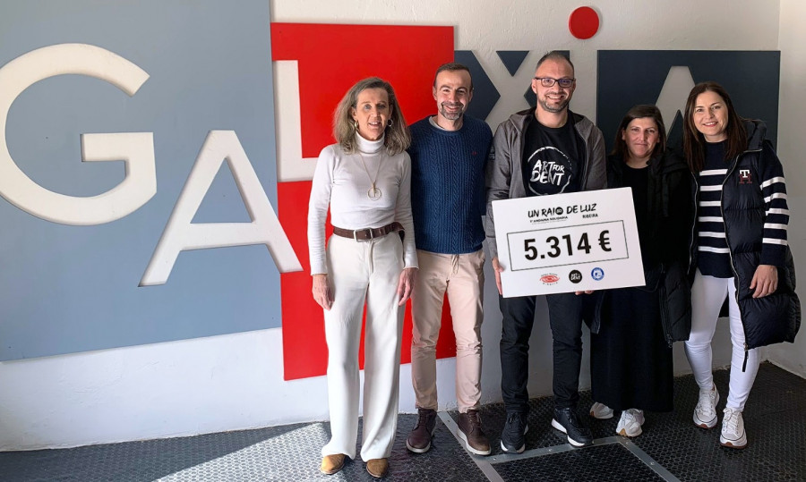 La Andaina Solidaria “Un raio de luz” celebrada en Ribeira a beneficio de la investigación de la enfermedad de Dent recaudó 5.134 euros