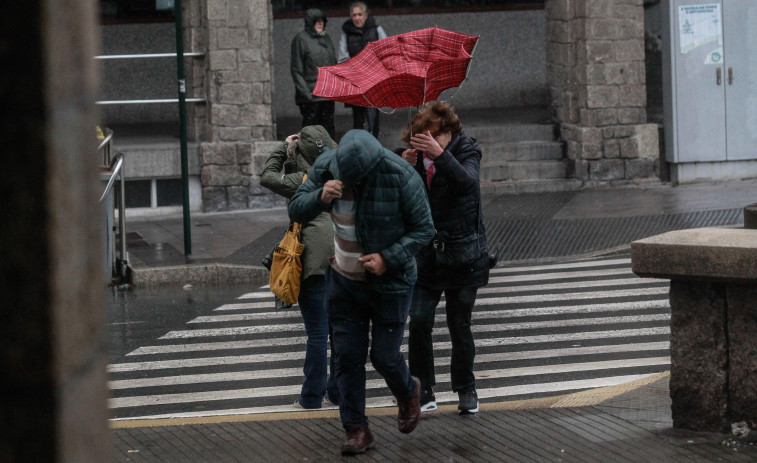 Aviso amarillo en las provincias de A Coruña y Pontevedra por fuertes vientos