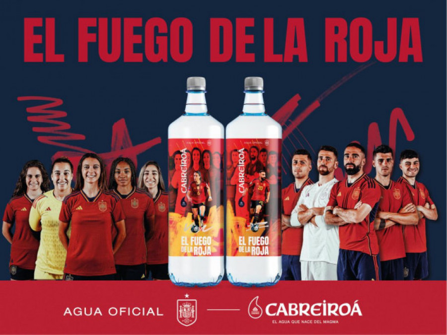 Cabreiroá será el agua oficial de la Selección Española de Fútbol