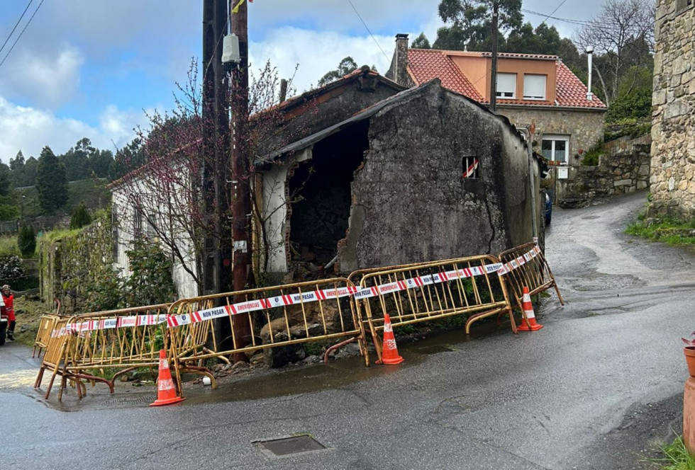 Choque camión basura trabanca sardiñeira