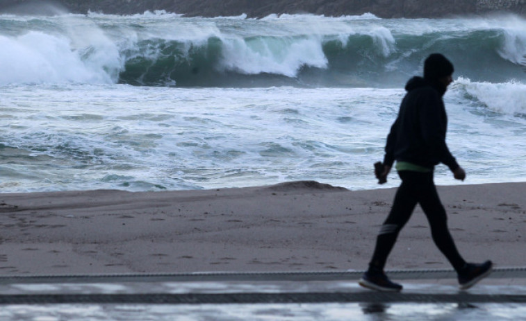 El temporal 'Nelson' deja vientos de más de 100 kilómetros por hora en Galicia
