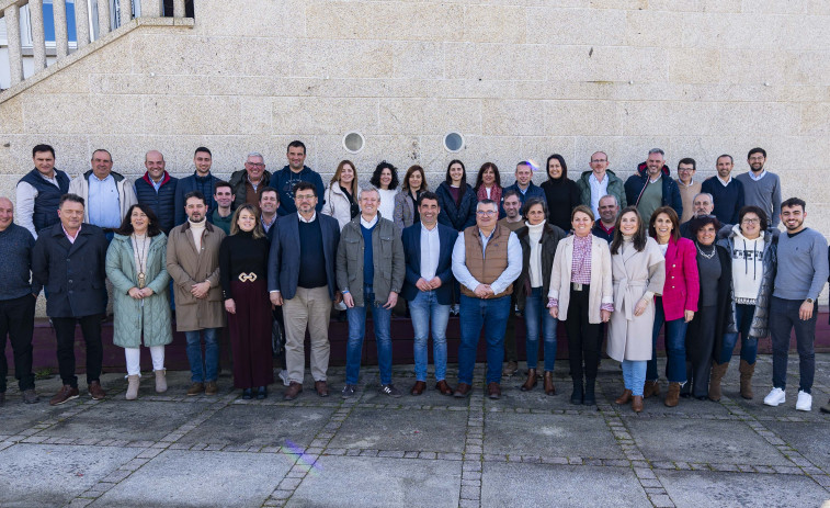 Rueda agradece los resultados en las autonómicas a un Partido Popular de O Salnés de nuevo unificado