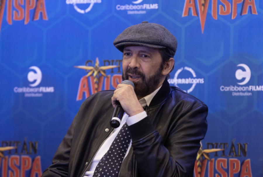 El cantante Juan Luis Guerra presenta su primera película  'Capitán Avispa'