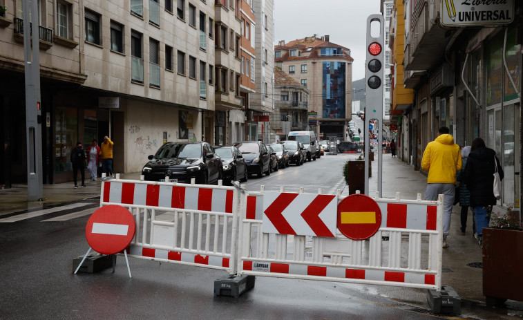 Nuevo corte de tráfico en Vilagarcía entre Doutor Tourón y Fariña Ferreño