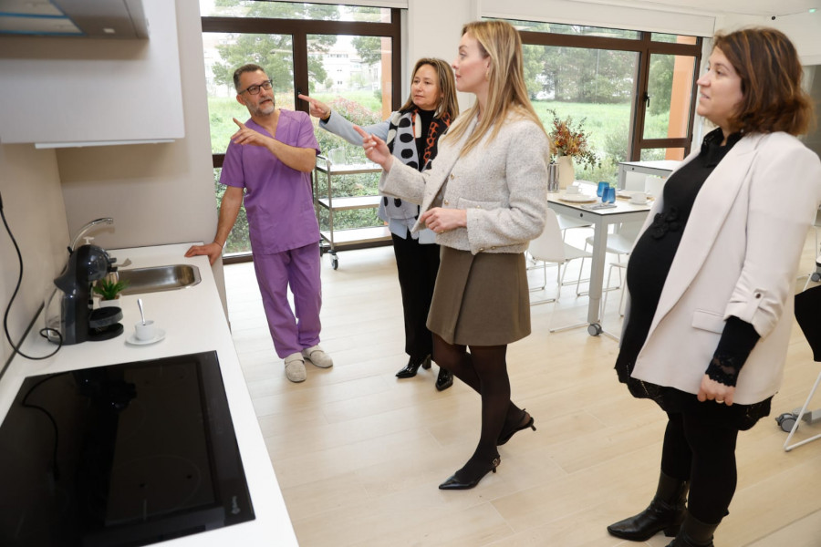 Amencer estrena un apartamento tutelado que será área de respiro y aula de formación