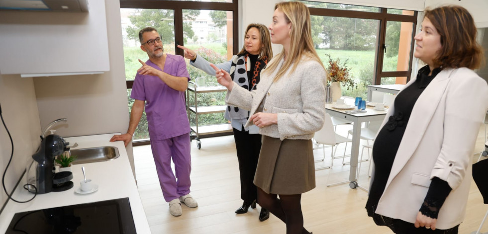 Amencer estrena un apartamento tutelado que será área de respiro y aula de formación