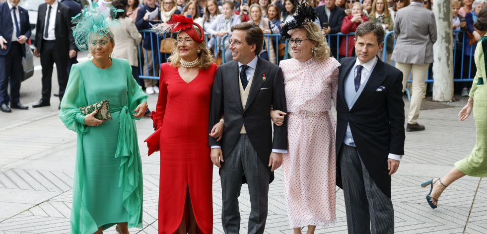 La boda de José Luis Martínez Almeida y Teresa Urquijo, en imágenes