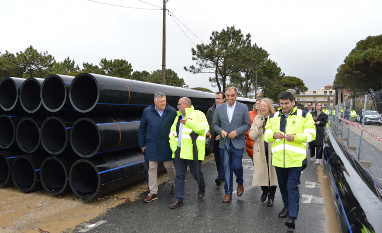 Las obras de saneamiento de Sanxenxo y Poio estarán listas en agosto del 2025