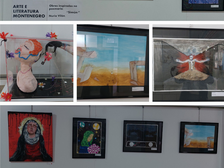 El IES Monte da Vila celebra su VII Festival Montenegro de arte y novela negra con charlas, talleres y exposiciones