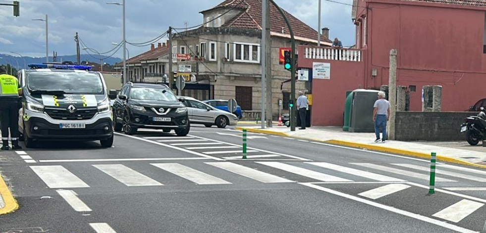 El BNG de Sanxenxo alerta de los problemas de seguridad vial existentes en la rotonda del cruce de A Vichona