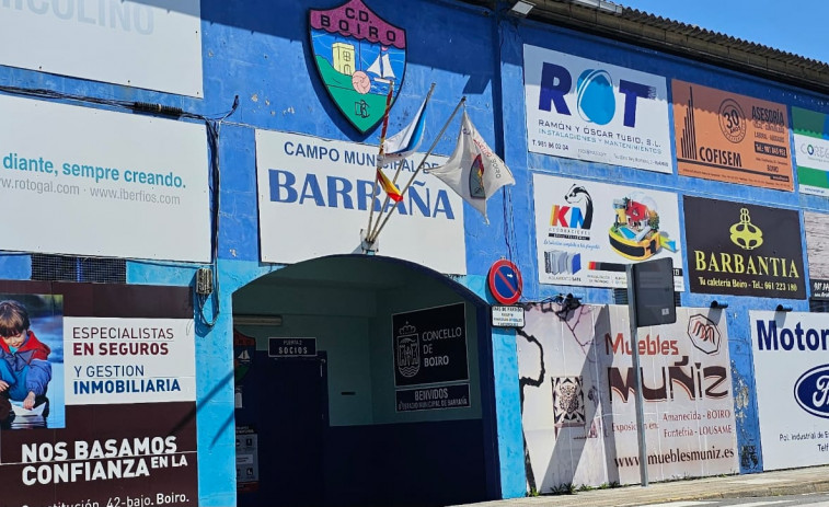Acceden al campo de fútbol de Barraña y roban pertenencias del Club Deportivo Boiro
