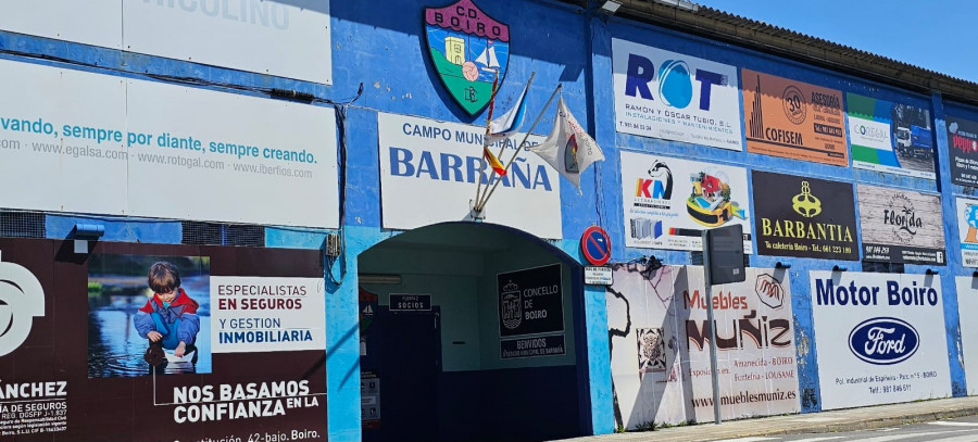 Acceden al campo de fútbol de Barraña y roban pertenencias del Club Deportivo Boiro