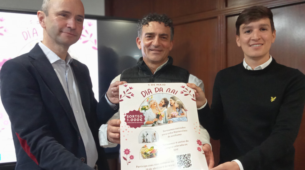 La Asociación de Empresarios de Ribeira vuelve a sortear 1.000 euros para gastar en un día en su campaña del Día de la Madre