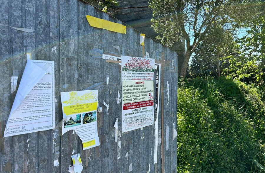 Valga recuerda que la pegada de carteles en el mobiliario urbano conlleva multas