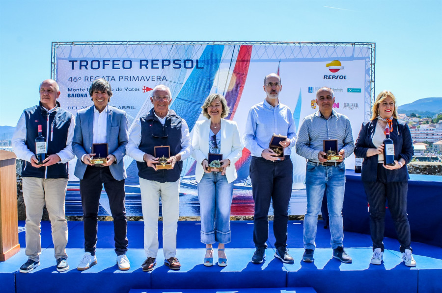 El Trofeo Repsol  vuelve a su recorrido tradicional entre Baiona y Sanxenxo