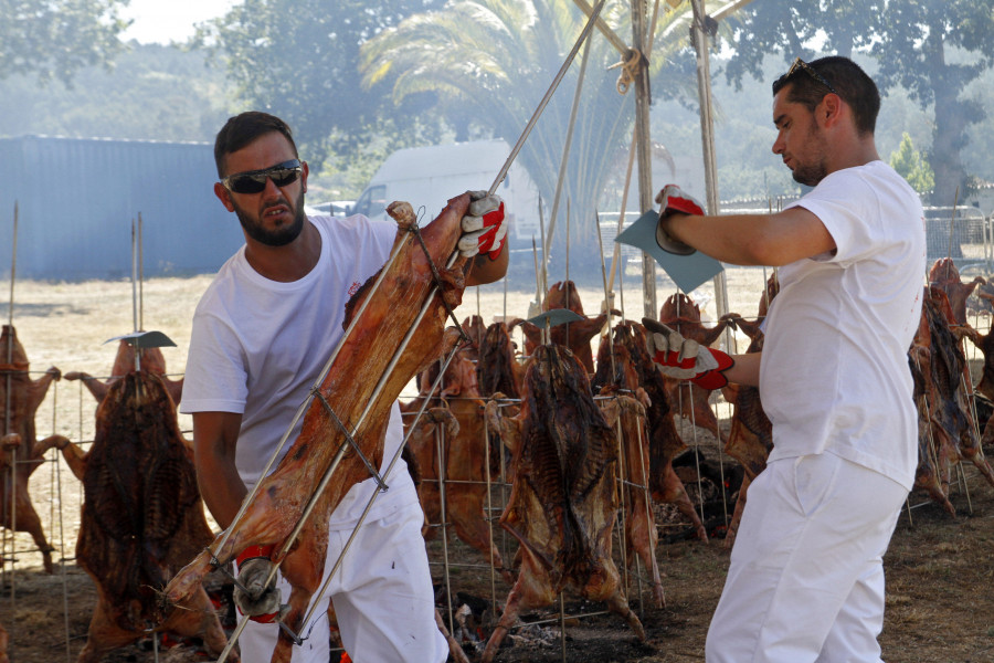 La Festa do Porquiño á Brasa de Amil anuncia el precio de los lotes en su edición de regreso