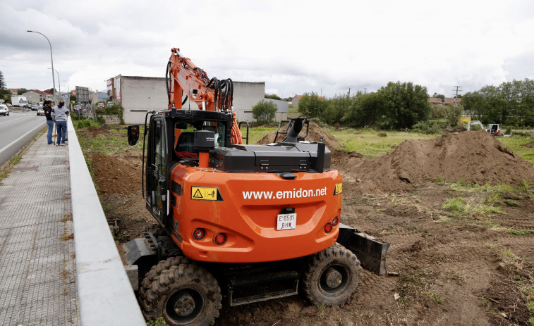 Lidl empieza a construir en Cambados su nuevo supermercado con la previsión de abrirlo en octubre