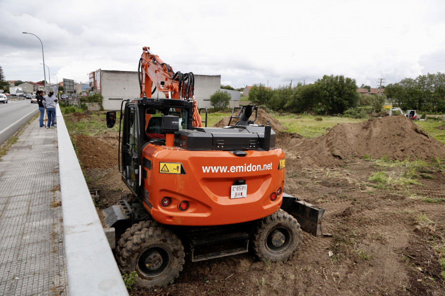 Lidl empieza a construir en Cambados su nuevo supermercado con la previsión de abrirlo en octubre