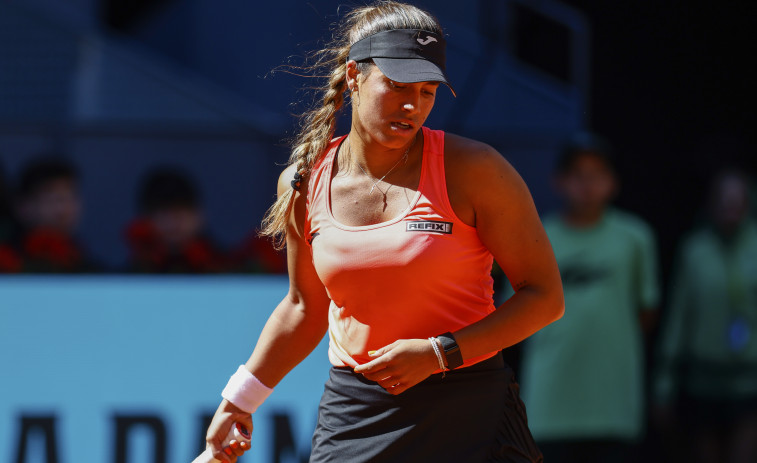 Jéssica Bouzas cae en el WTA 1000 de Roma ante la letona Semenistaja