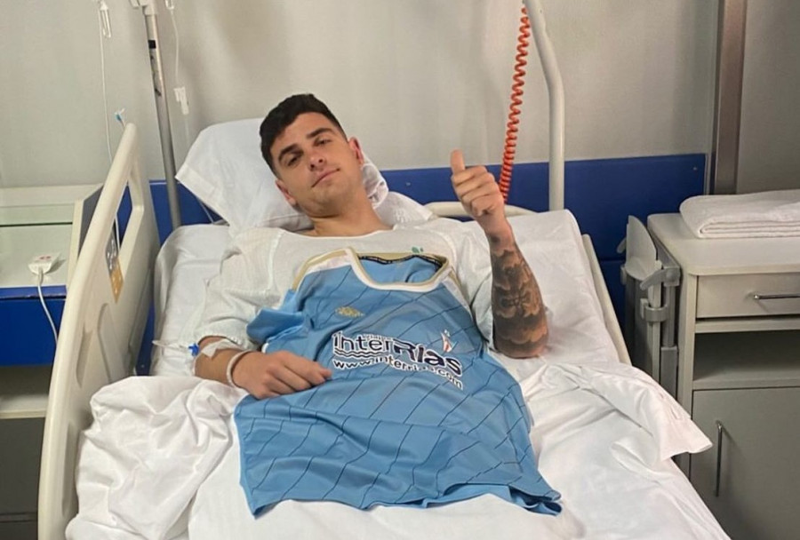 Diego Abal, operado con éxito de su lesión de ligamento cruzado