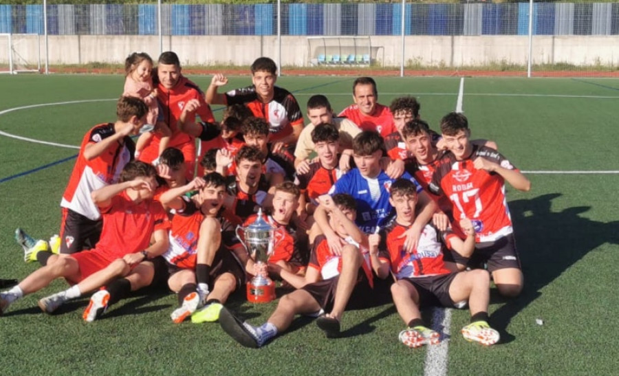 La cantera del Arosa culmina su obra maestra al ascender al Juvenil B a Liga Nacional