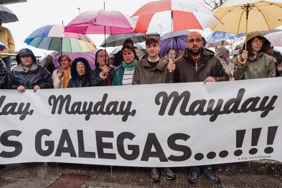 El sector marisquero clama en Ribeira por una solución ante la crítica situación de la Ría