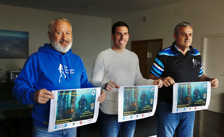 El paraíso acuático de A Illa protagoniza una prueba del campeonato gallego de foto submarina