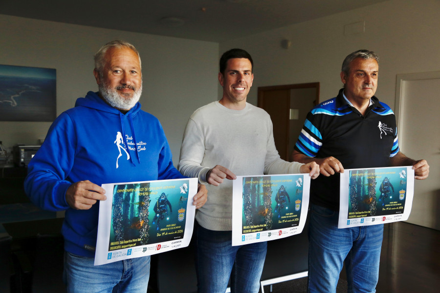 El paraíso acuático de A Illa protagoniza una prueba del campeonato gallego de foto submarina