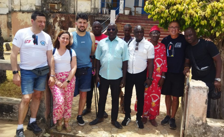 El alcalde de Cuntis supervisa en Guinea-Bissau los proyectos del Fondo Galego de Cooperación