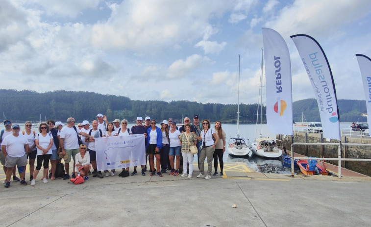 O Salnés vuelve a ser protagonista en El Camino a Vela que este año suma 22 veleros y 150 peregrinos