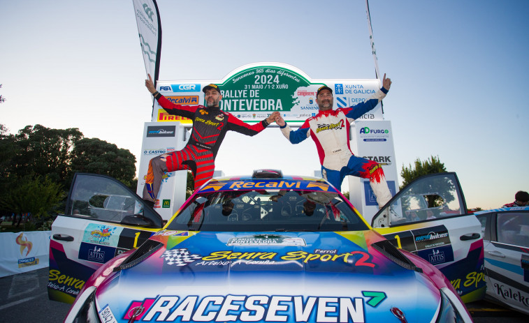 Victor Senra e David Vázquez campeonan no V Rally de Pontevedra